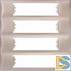 Рамка 4-ая (четверная) вертикальная, Титан, серия Sedna, Schneider Electric