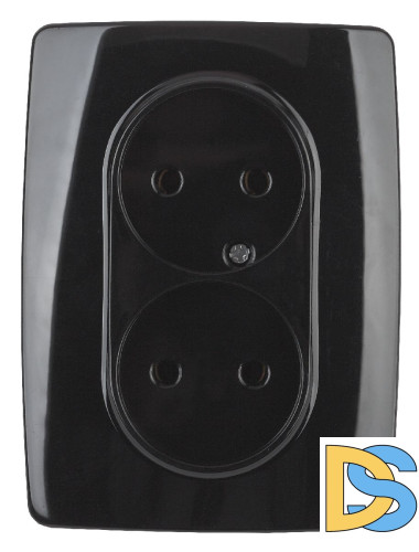 Розетка 2x2P Эра 12-2107-06 Б0031243