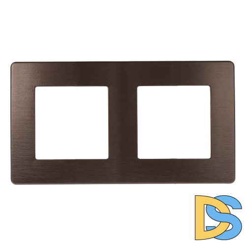Рамка для розеток и выключателей на 2 поста Эра 12-5102-13 Б0052516