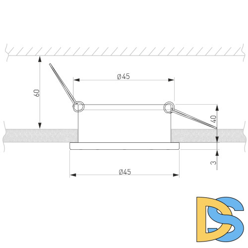 Встраиваемый светильник Elektrostandard Luss 4690389177194
