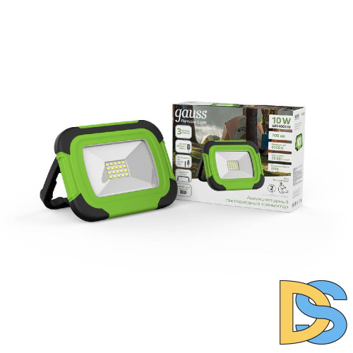 Прожектор светодиодный Gauss Portable Light аккумуляторный 10W 6500K 686400310