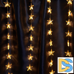 Светодиодная гирлянда занавес Звездочки Feron CL25 48607