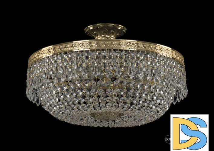 Люстра на штанге Bohemia Ivele Crystal 19011/45IV G