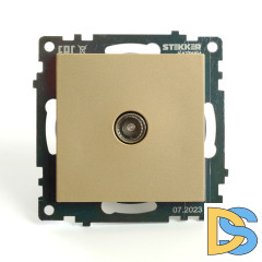 Розетка телевизионная 1-местная Stekker Катрин GLS00-7108-08 49228