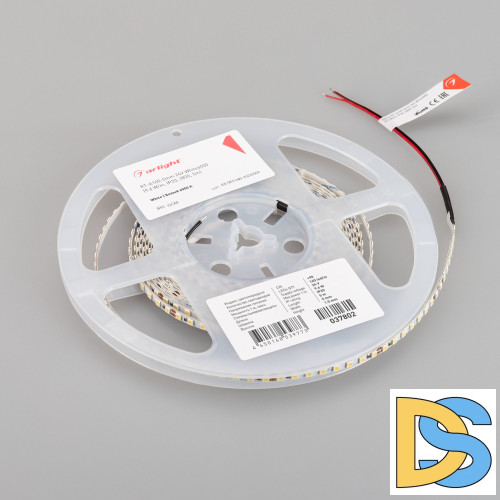 Светодиодная лента Arlight RT-A160-5mm 24V White6000 (9.6 W/m, IP20, 2835, 5m) 037802