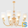 Подвесная люстра Crystal Lux ELENA SP8 GOLD