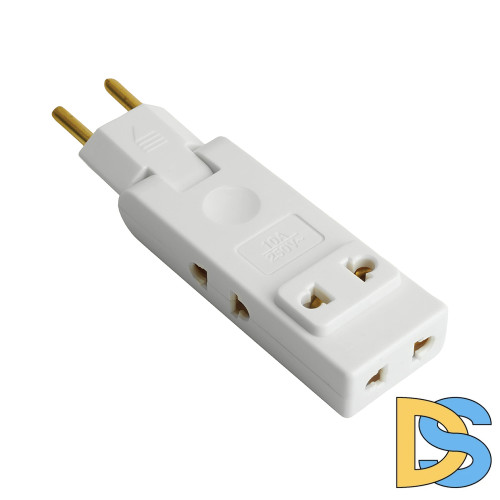 Разветвитель сетевой 4-местный б/з Stekker ADP10-24-21 50069