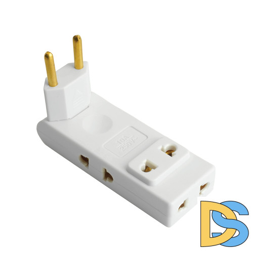 Разветвитель сетевой 4-местный б/з Stekker ADP10-24-21 50069