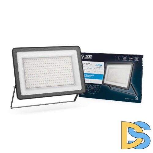 Прожектор светодиодный Gauss Qplus 200W 6500К 613100200
