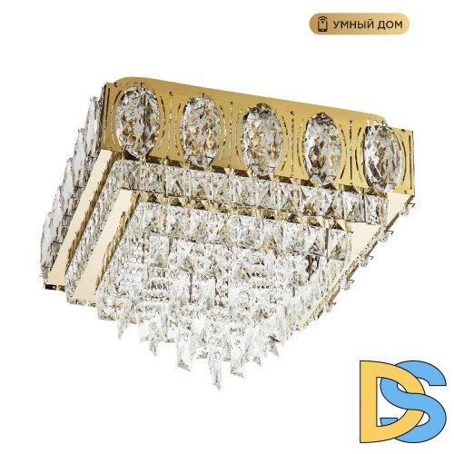 Потолочная люстра LED4U L9438-500-500 GD с УД