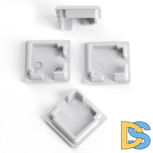 Заглушка без отверстия для профиля CAB281 (комплект 4шт) Feron LD377 48252