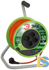 Удлинитель силовой Эра RP-4e-3x1.5-50m Б0056104
