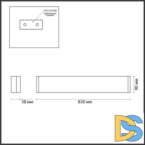 Настенный светильник Odeon Light Framant 4295/30WL