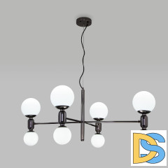 Подвесная люстра Eurosvet Bubble 30182/8 черный жемчуг a063206