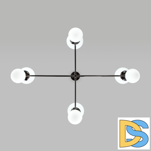 Подвесная люстра Eurosvet Bubble 30182/8 черный жемчуг a063206