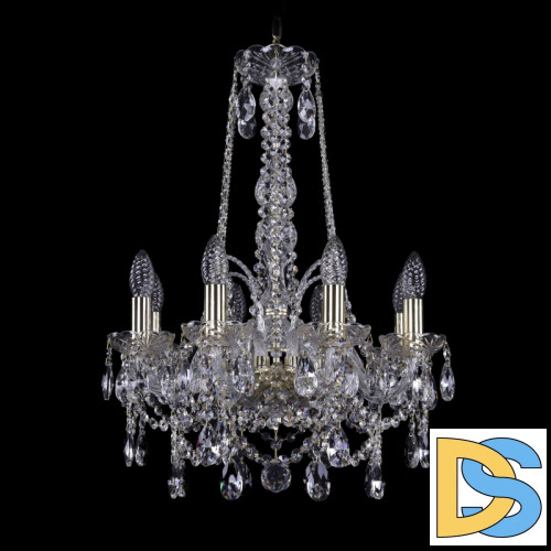 Подвесная люстра Bohemia Ivele Crystal 1411/8/141/h-62 G