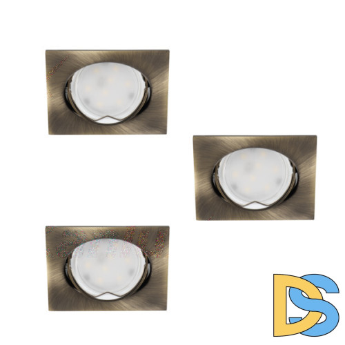 Встраиваемый светильник (3 шт.) Kanlux Tribis 23843