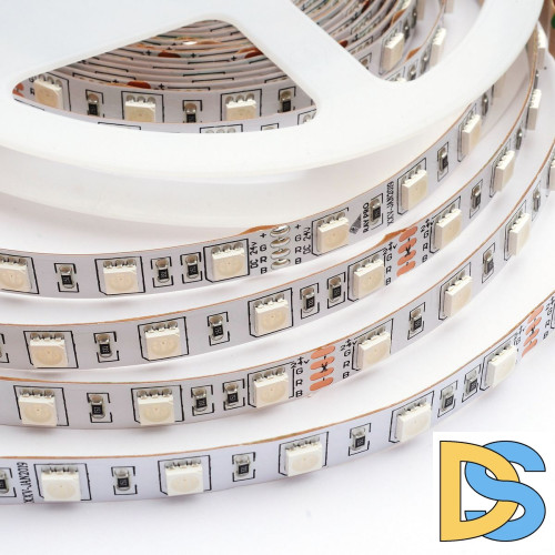 Cветодиодная лента Apeyron 24В 14,4Вт/м smd5050 60д/м IP20 5м RGB 00-310