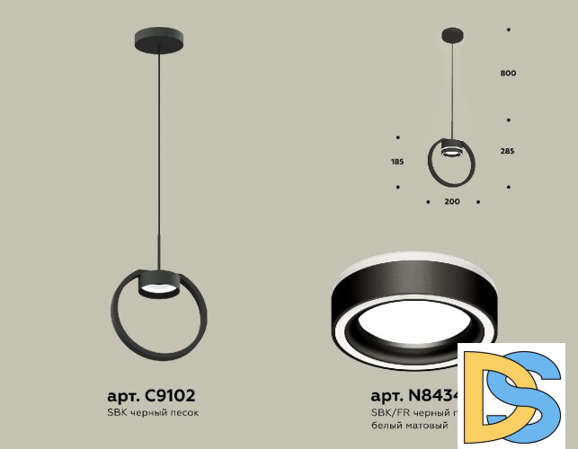 Подвесной светильник Ambrella Light Traditional (C9102, N8434) XB9102151
