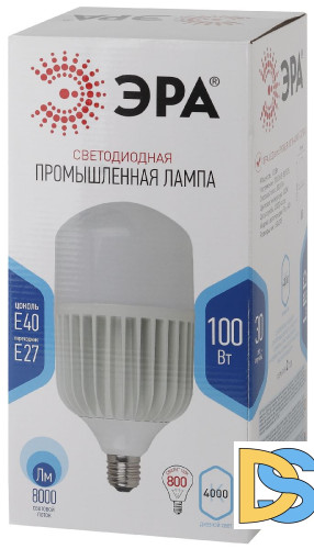 Лампа светодиодная Эра E40 100W 4000K LED POWER T160-100W-4000-E27/E40 Б0032089