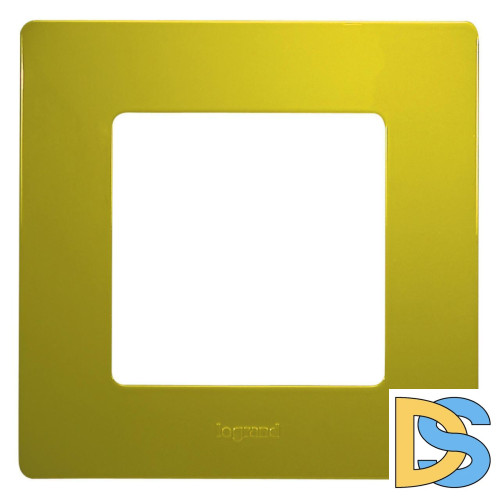 Рамка 1-постовая Legrand Etika зелёный папоротник 672541