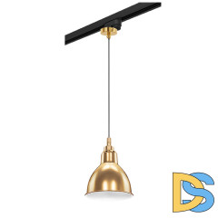 Трековый светильник Lightstar Track 1 black L1T765018 (765018+592007)