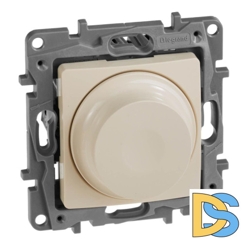 Диммер поворотный Legrand Etika без нейтрали 300W слоновая кость 672319