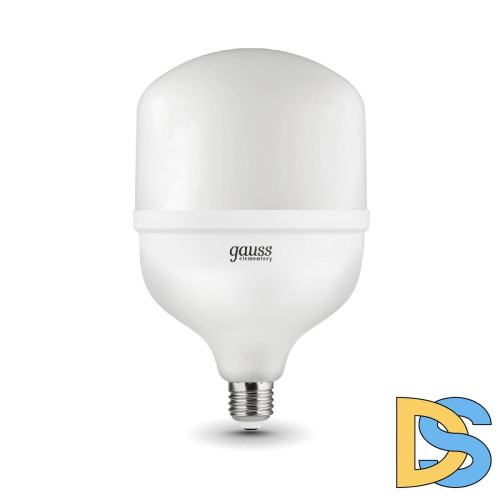 Лампа светодиодная Gauss E40 55W 6500K матовая 60436