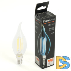 Лампа светодиодная Feron LB-1218 E14 8W 6400K 51267