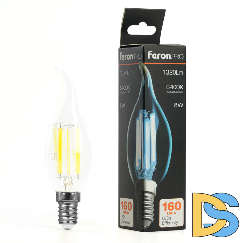 Лампа светодиодная Feron LB-1218 E14 8W 6400K 51267