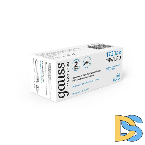 Накладной светодиодный светильник Gauss 843424318