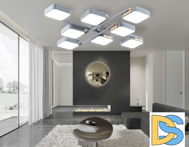 Потолочная люстра Ambrella Light Linetech Comfort FL4889