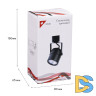 Трековый однофазный светильник Reluce 16020-9.3-001CT MR16 BK