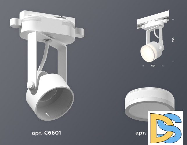 Трековый однофазный светильник Ambrella Light Track System XT6601080 (C6601, N6220)
