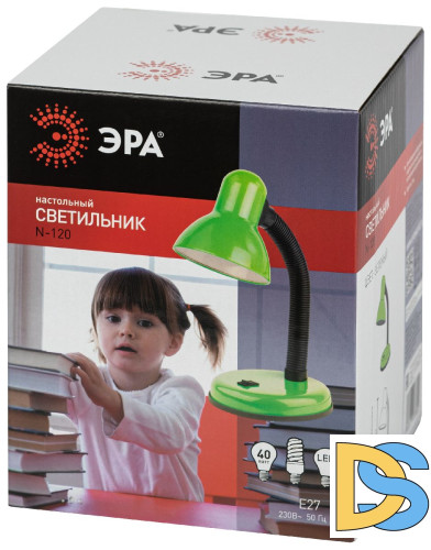 Настольная лампа Эра N-211-Е27-40W-GR Б0058668