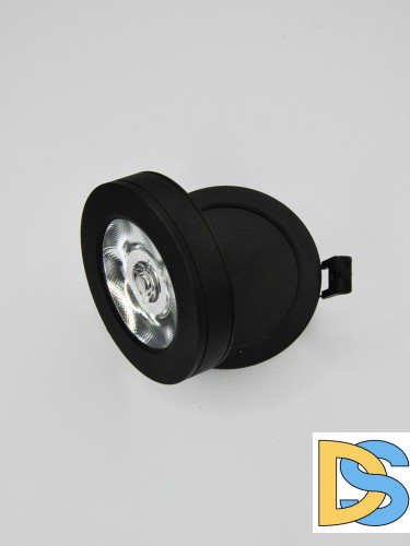 Встраиваемый светильник Elvan VLS-505R-10W-WW-Bk