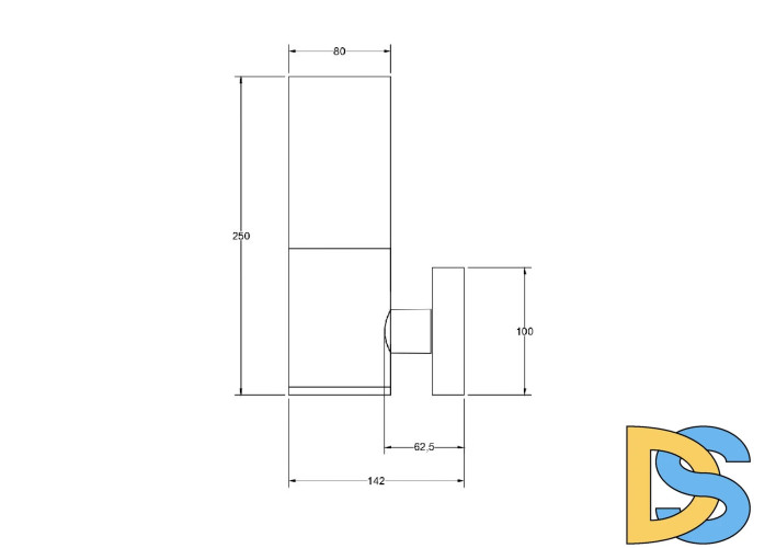 Уличный настенный светильник Maytoni Willis O418WL-01GR