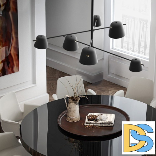 Люстра на штанге ImperiumLoft Goda 151692-26