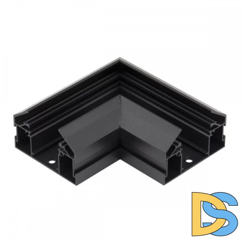 Угловой соединитель для шинопровода и закладного профиля для натяжного потолка AM Group AM540 BK SMART