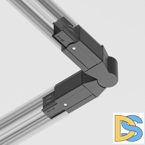 Коннектор L-образный Maytoni Technical Accessorises TRA005CS-31B