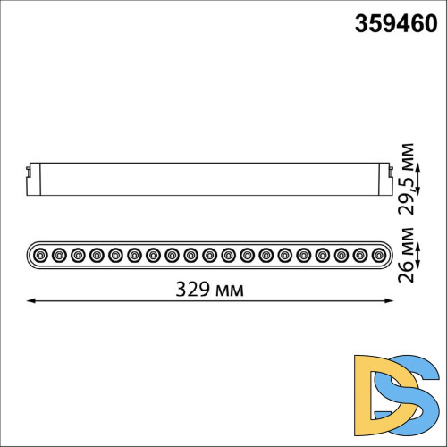 Трековый низковольтный светильник Novotech Shino Easy 359460