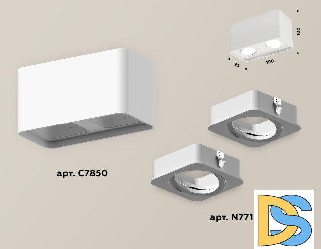 Накладной светильник Ambrella Light Techno XS7850010 (C7850, N7710)