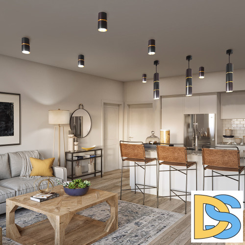 Трековый однофазный светильник Feron AL178 48703