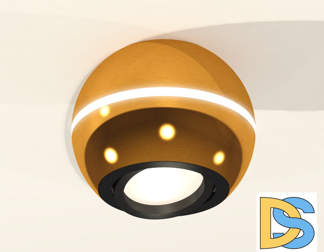 Накладной поворотный светильник с дополнительной подсветкой Ambrella Light Techno XS1105010 (C1105, N7002)