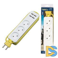 Удлинитель Uniel S-CT3-1,8U WHITE/GREEN UL-00011136