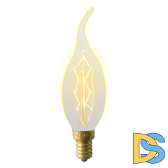 Лампа накаливания (UL-00000483) Uniel E14 60W золотистая IL-V-CW35-60/GOLDEN/E14 ZW01