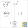 Подвесной светильник Odeon Light Klot 5031/6L