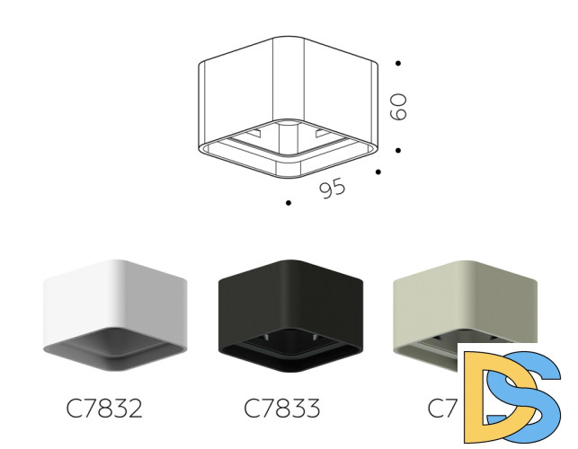 Корпус светильника накладной Ambrella Light DIY Spot C7833