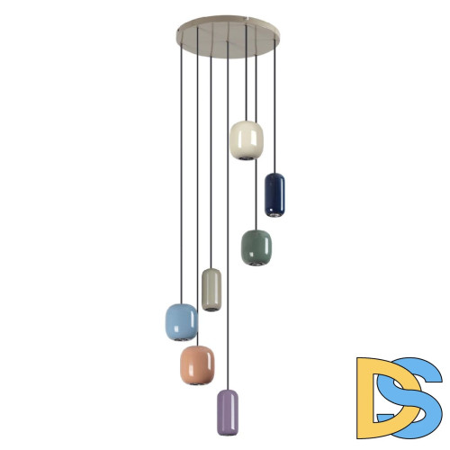 Каскадная люстра Odeon Light Ovali 5053/7