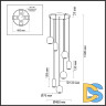 Каскадная люстра Odeon Light Ovali 5053/7